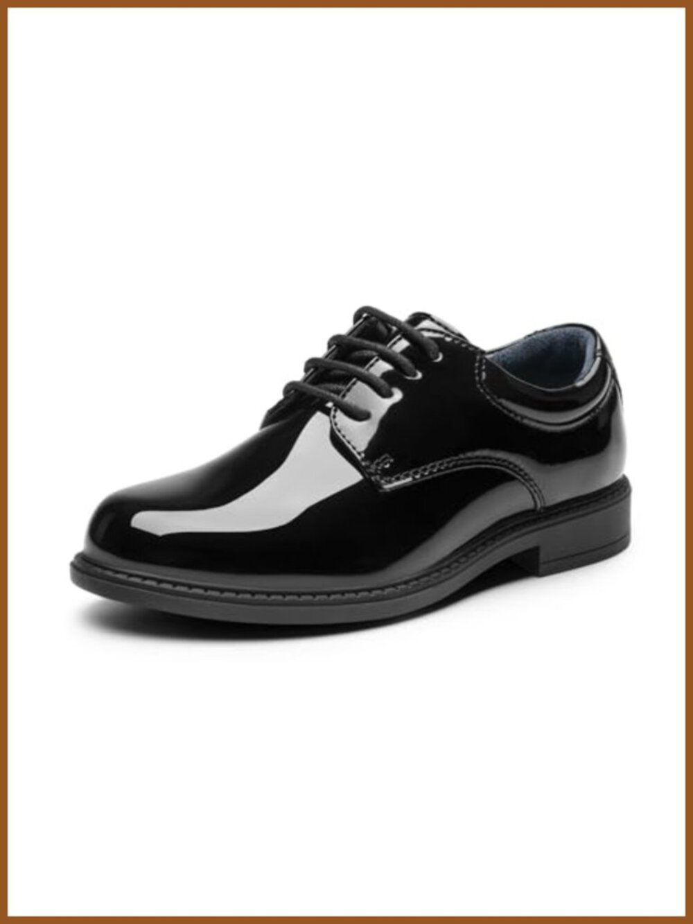Boys Oxford Dress Shoes PU Lace-Up Formal Shoes Memory Foam